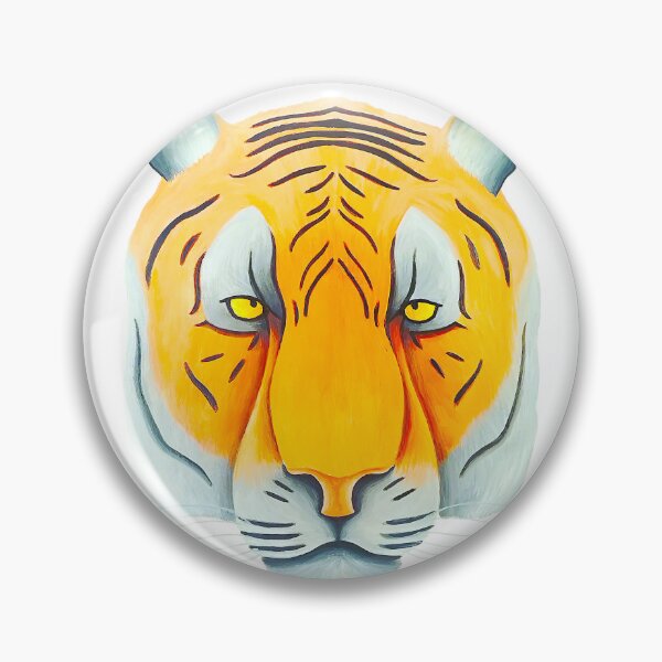 Item preview, Tiger head portrait design white background unique big cat artwork present gift designed and sold by Arniesart85.