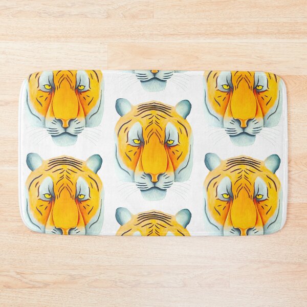 Item preview, Tiger head portrait design white background unique big cat artwork present gift designed and sold by Arniesart85.