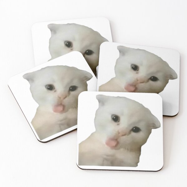 Item preview, silly tongue out cat designed and sold by catmemes4u.
