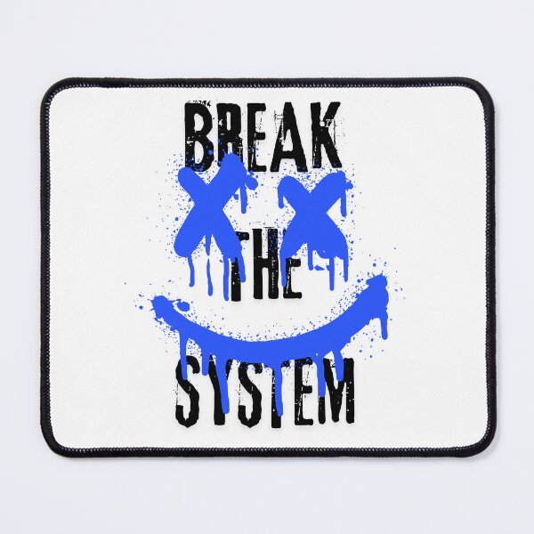 Item preview, Break the system (blue) designed and sold by TrisselShop.