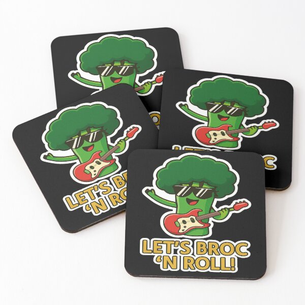 Aperçu de l'œuvre Design amusant de brocoli en rouleau de légumes créée et vendue par JollyDoodle Studio.