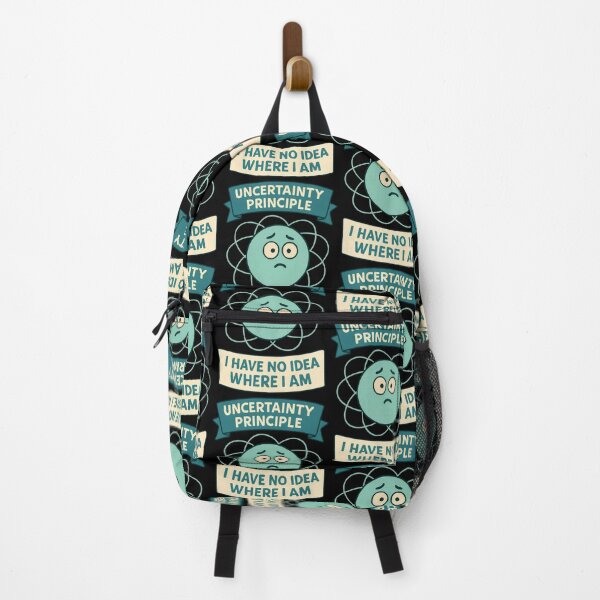 Item preview, Uncertainty Principle Confused Particle Cartoon Design designed and sold by TeeTimeTreasure.