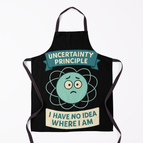 Item preview, Uncertainty Principle Confused Particle Cartoon Design designed and sold by TeeTimeTreasure.