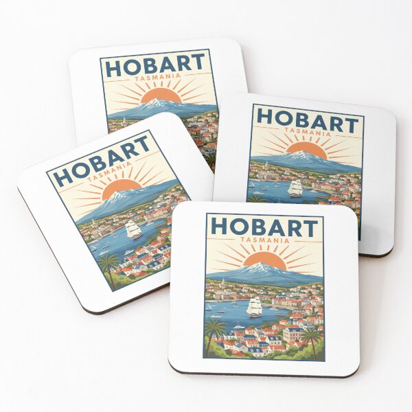 Item preview, Hobart - Tasmania Australia (Country Collection) designed and sold by HeartbeatPrint.