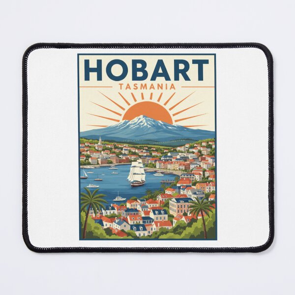Item preview, Hobart - Tasmania Australia (Country Collection) designed and sold by HeartbeatPrint.