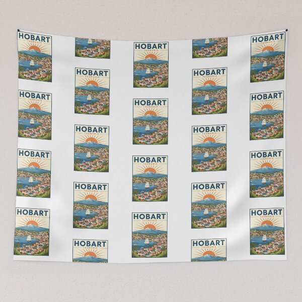Item preview, Hobart - Tasmania Australia (Country Collection) designed and sold by HeartbeatPrint.