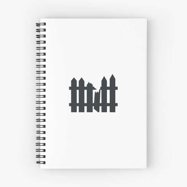 Item preview, Minimal Broken Fence Silhouette designed and sold by Le Grand Requin.