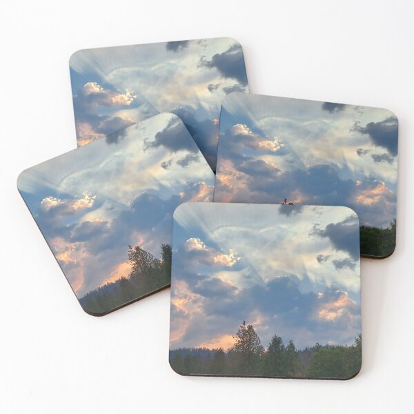 Item preview, Radiant Sunset Clouds – Dramatic Cumulus Sky Photography designed and sold by tracerammo1.