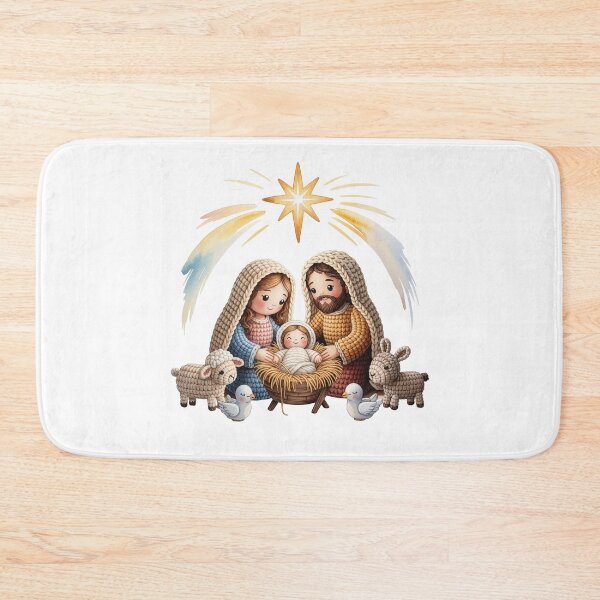 Item preview, Crochet Nativity Scene  designed and sold by jkrphoto.