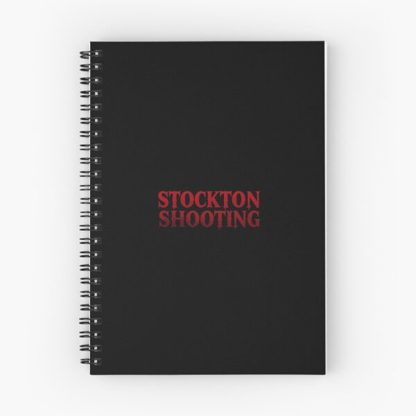 Item preview, Tiroteo en Stockton - Tipografía gótica de terror roja designed and sold by PixelQalam.