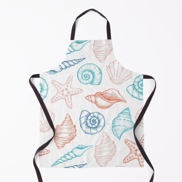 Item preview, Nautical Summer Seashells, Seashells Watercolor designed and sold by newburyboutique.