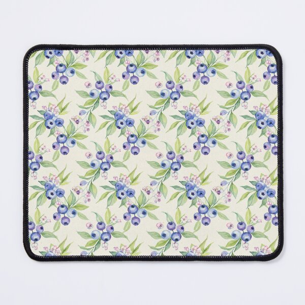Item preview, Watercolor Blueberry Fruit and Blueberry Flowers designed and sold by silviaol.
