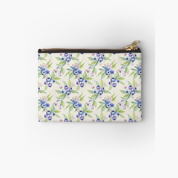 Item preview, Watercolor Blueberry Fruit and Blueberry Flowers  designed and sold by silviaol.