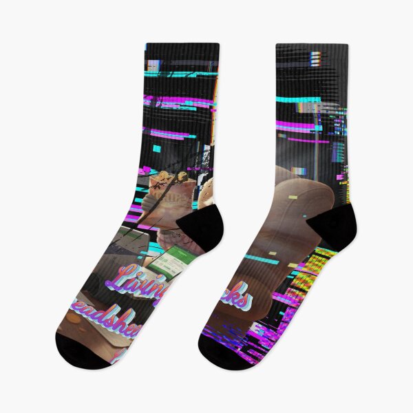 Item preview, Living That Spreadsheets & Snacks Life- WFH Raccoon Glitch Art, Funny Office Comfort Gift designed and sold by Searching ideas.
