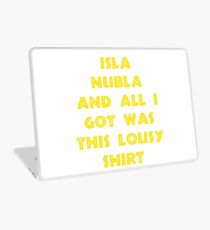 Jurassic Park Lousy Shirt Laptop Skin