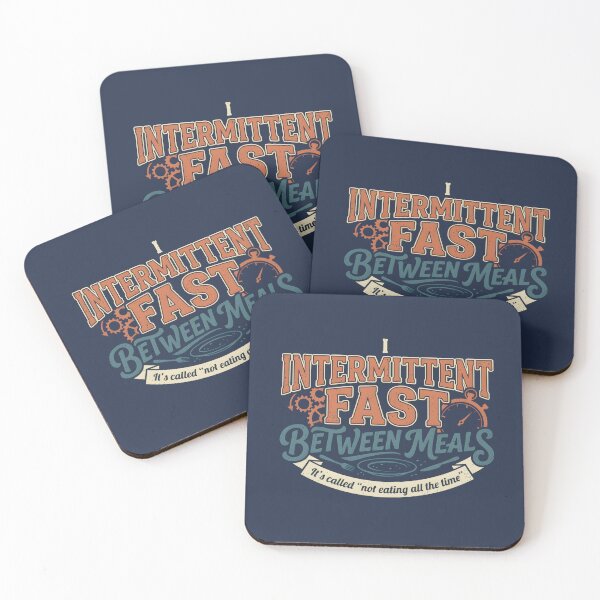 Item preview, I Intermittent Fast Between Meals – Funny Diet Shirt designed and sold by shmupod.