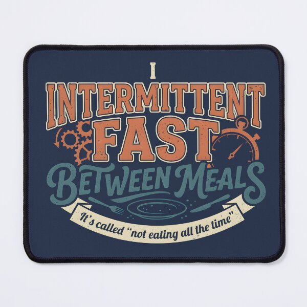 Item preview, I Intermittent Fast Between Meals – Funny Diet Shirt designed and sold by shmupod.