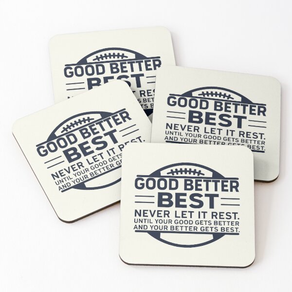 Item preview, Good Better Best Never Let It Rest Motivational Quote Retro designed and sold by SunfullyYours.