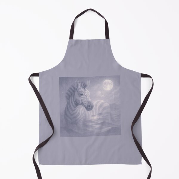 Item preview, Zebra of the Lunar Sands – Moonlit Desert Spirit | GeoWild Designs designed and sold by GeoWild Designs.