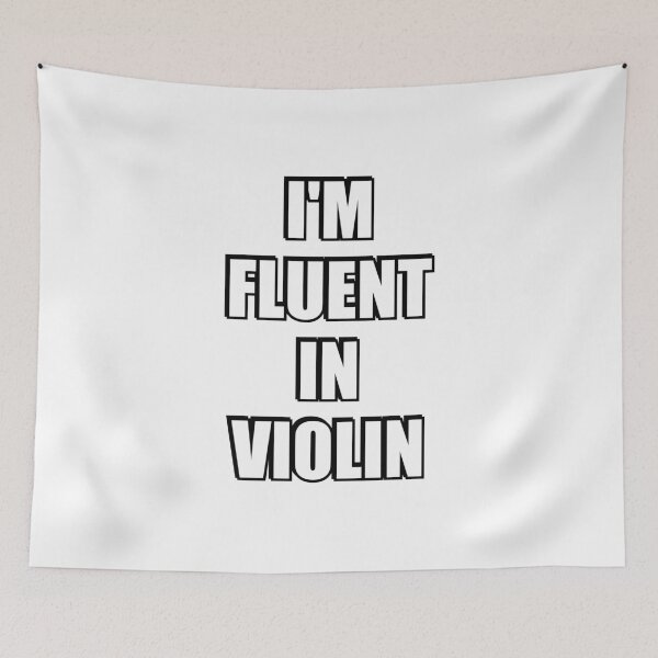 Item preview, Fluent in Violin - Funny Violinist designed and sold by Inspirationmotivation.