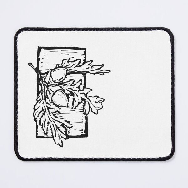 Item preview, Woodcut Oak Leaves designed and sold by VojtechB.