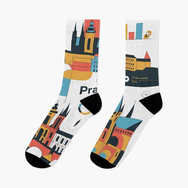 Item preview, Prague Minimal Contemporary Art – Modern Czech Republic Travel Design designed and sold by OzzFrequency.