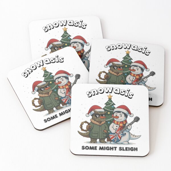 Item preview, Snowasis Some Might Sleigh Christmas Jumper, Humorous Parody Hoodie with a Band Theme, Christmas Essential for Music Lovers designed and sold by PrintMod.