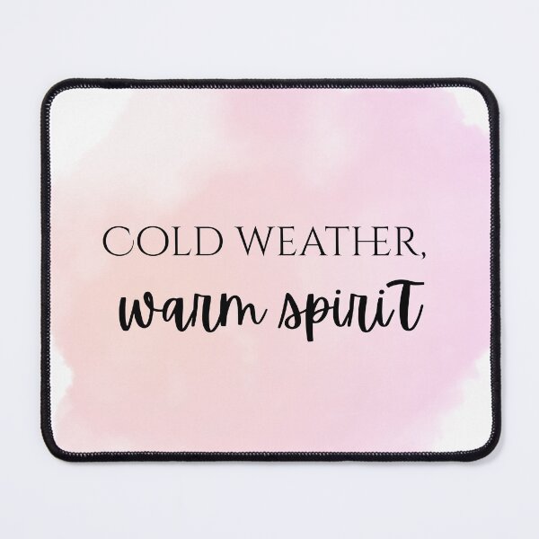 Item preview, Cold weather, warm spirit designed and sold by LuckyMeSyndrome.