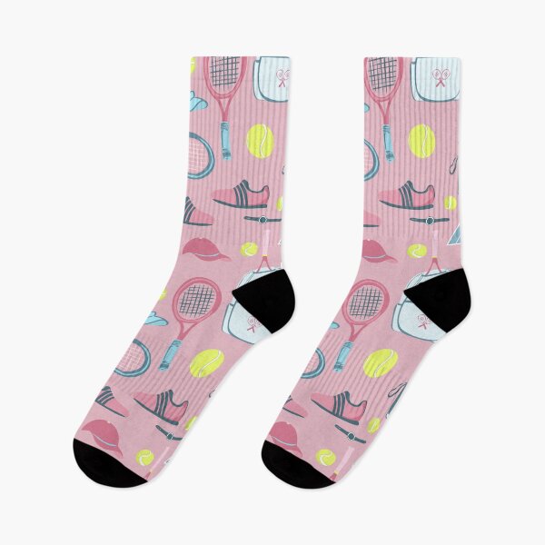Item preview, pink tennis racket ball court equipment designed and sold by Gossip Rag.