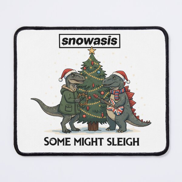 Item preview, Snowasis Oasis Christmas Jumper - Snowasis Some Might Sleigh - Oasis Merch Xmas - Ugly Christmas Jumper - Oasis Essential T-shirt designed and sold by PrintMod.