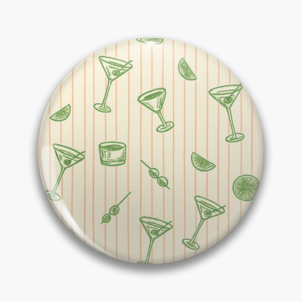 Item preview, Retro Martini Cocktail Pattern – Midcentury Drink Design designed and sold by MerryHillStudio.