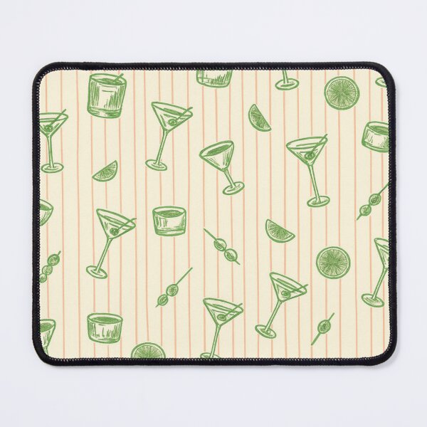 Item preview, Retro Martini Cocktail Pattern – Midcentury Drink Design designed and sold by MerryHillStudio.