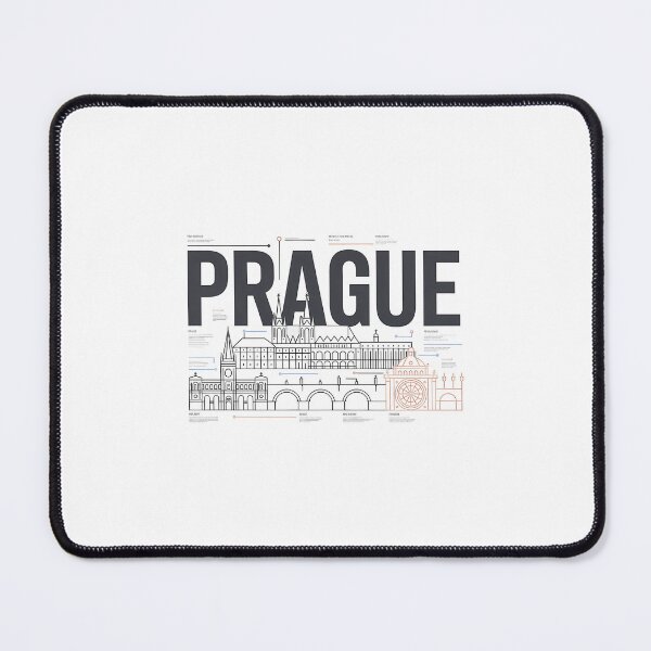 Item preview, Prague Minimal Contemporary Art – Modern Czech Republic Travel Design designed and sold by OzzFrequency.