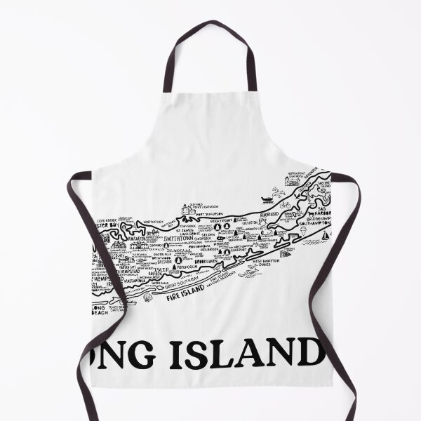 Item preview, Long Island New York Map  designed and sold by fiberandgloss.