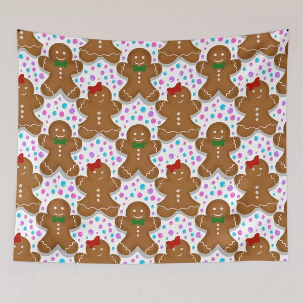 Item preview, Gingerbread People and Colorful Candy designed and sold by heatherbenner.