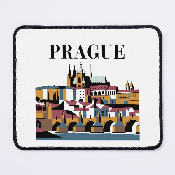 Item preview, Prague Minimal Contemporary Art – Modern Czech Republic Travel Design designed and sold by OzzFrequency.