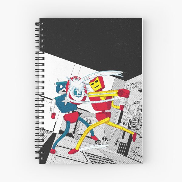 Item preview, Iron Bot vs Captain Starbot designed and sold by ArtOfLoveBots.