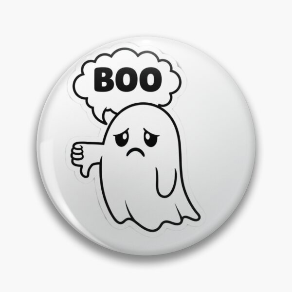 Item preview, Ghost of Disapproval says Boo designed and sold by Pattern Unhinged.