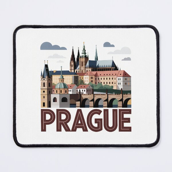 Item preview, Prague Minimal Contemporary Art – Modern Czech Republic Travel Design designed and sold by OzzFrequency.