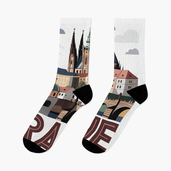 Item preview, Prague Minimal Contemporary Art – Modern Czech Republic Travel Design designed and sold by OzzFrequency.