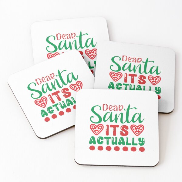 Item preview, Dear Santa It's Actually - Funny Naughty List Clarification designed and sold by FuzionRaptor.
