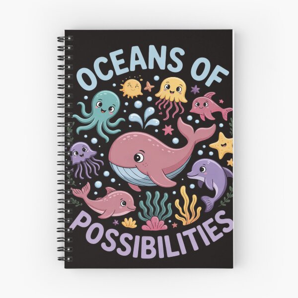 Item preview, Cute Oceans Of Possibilities Summer Reading Sea Creatures designed and sold by MelSurf.