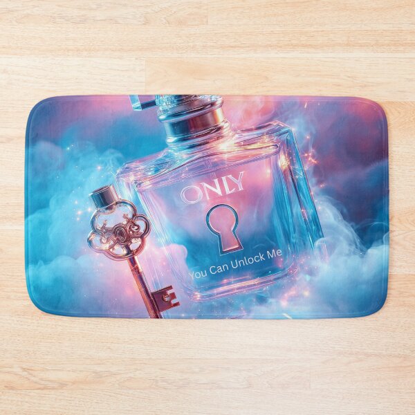 Item preview, “ONLY — You Can Unlock Me” | Surreal Perfume Bottle & Key Concept Art designed and sold by VisionaryVeils.