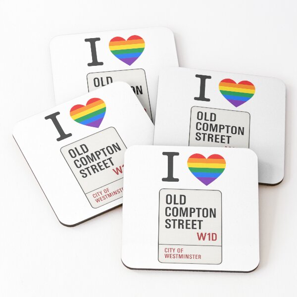 Item preview, Old Compton Street, Soho,  Gay designed and sold by JETSETPRIDE.