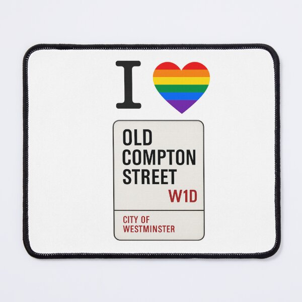 Item preview, Old Compton Street, Soho,  Gay designed and sold by JETSETPRIDE.