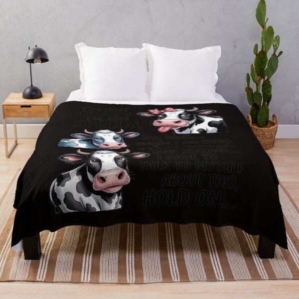Item preview, Cow I'm Not Crazy I'm Just Special No designed and sold by MelSurf.
