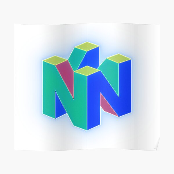 Nintendo 64 Logo Posters Redbubble