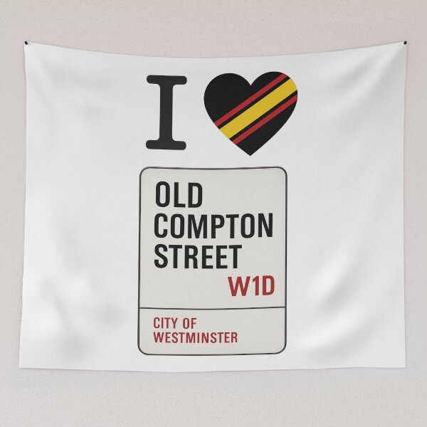 Item preview, Copy of Old Compton Street, Soho,  Gay designed and sold by JETSETPRIDE.