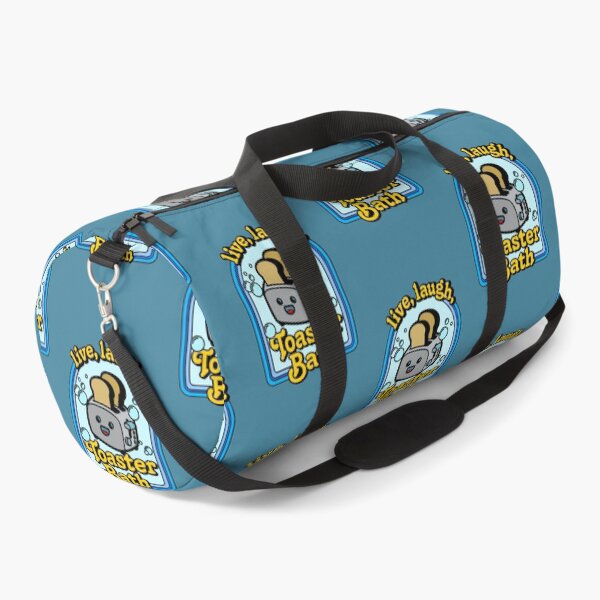 Item preview, Live, laugh, toaster bath - blue background designed and sold by HarrisonDesign.