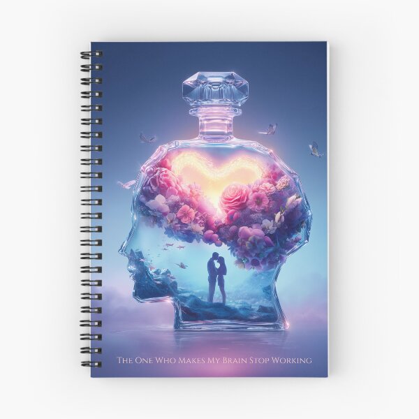 Item preview, “The One Who Makes My Brain Stop Working” | Surreal Perfume Brain Love Art designed and sold by VisionaryVeils.